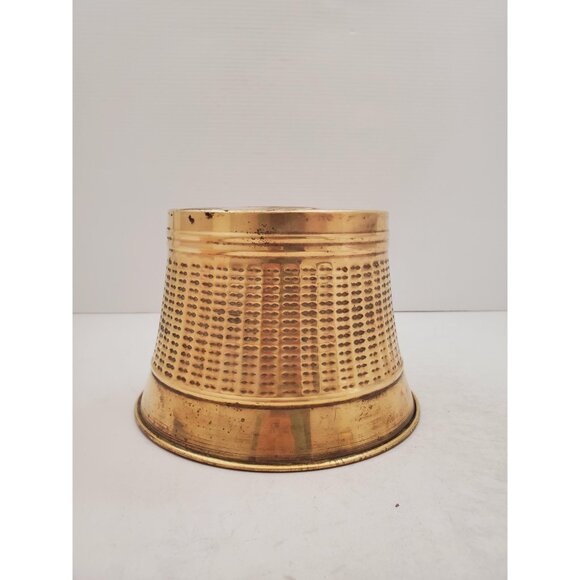 Vintage Brass container, Very heavy Bohemian Wedding, Farmhouse Wedding, Wedding - Picture 7 of 10